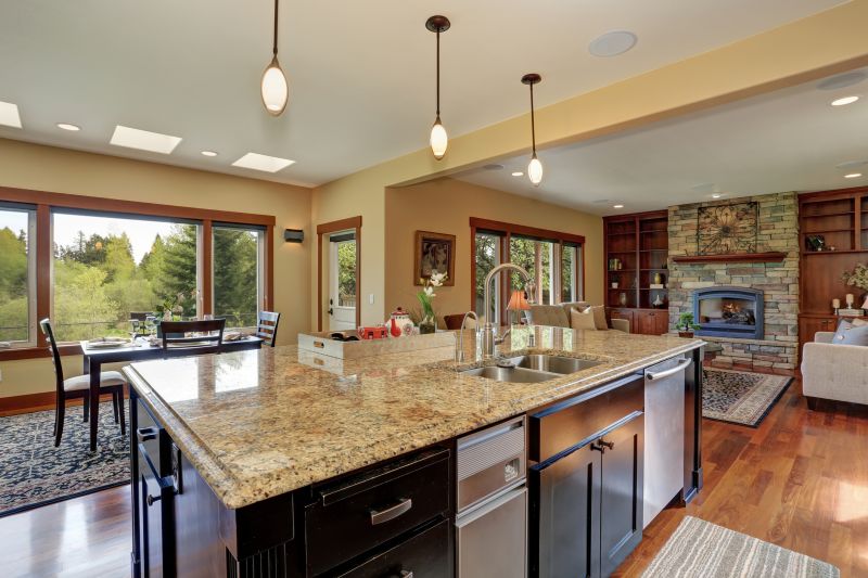 Granite Kitchen Island